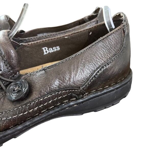 GH Bass & Co Womens Bradshaw Leather Brown Slip On Loafers Flats Comfort Shoes 9 - Picture 9 of 16